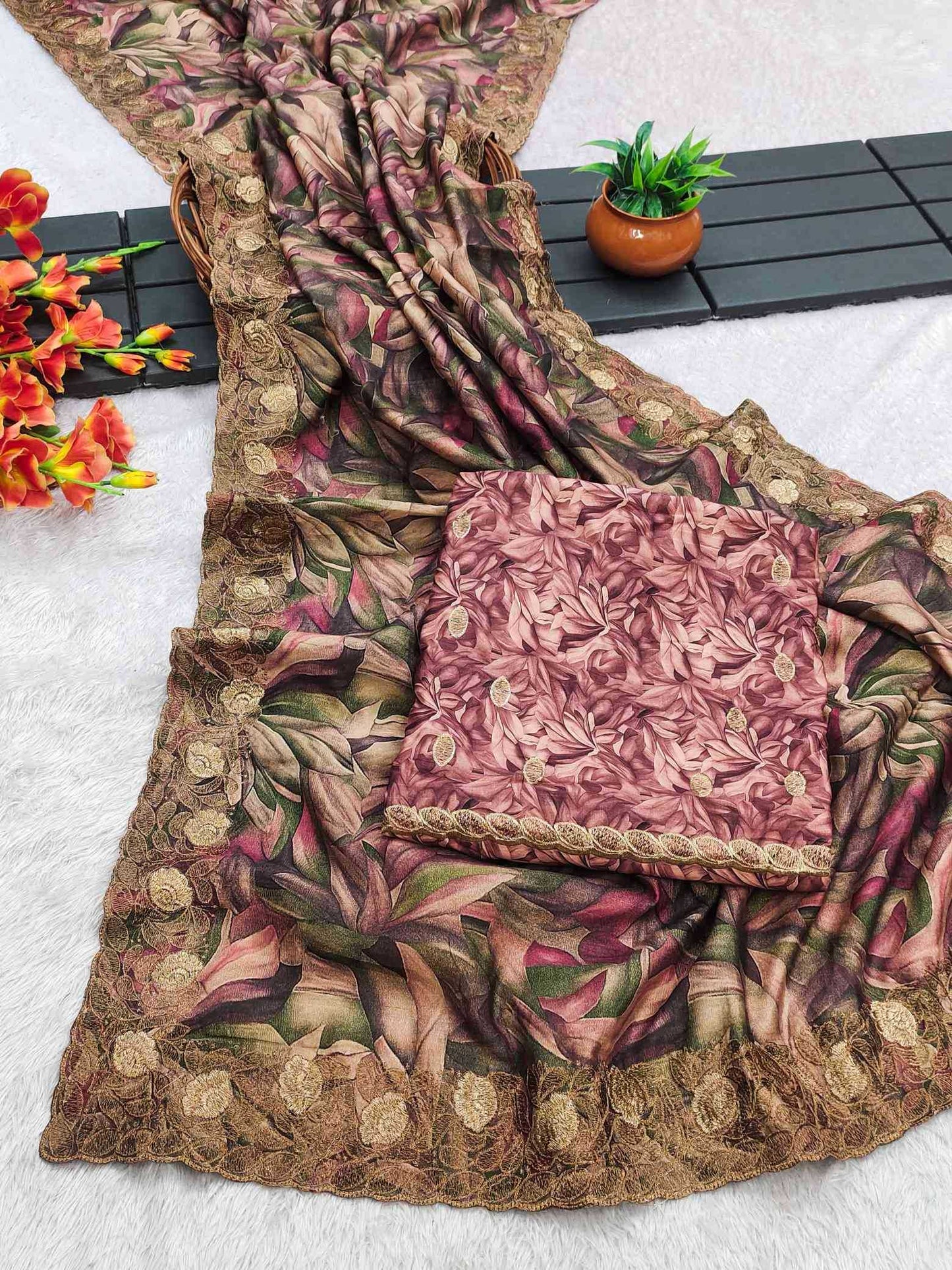 Tussar Silk Saree