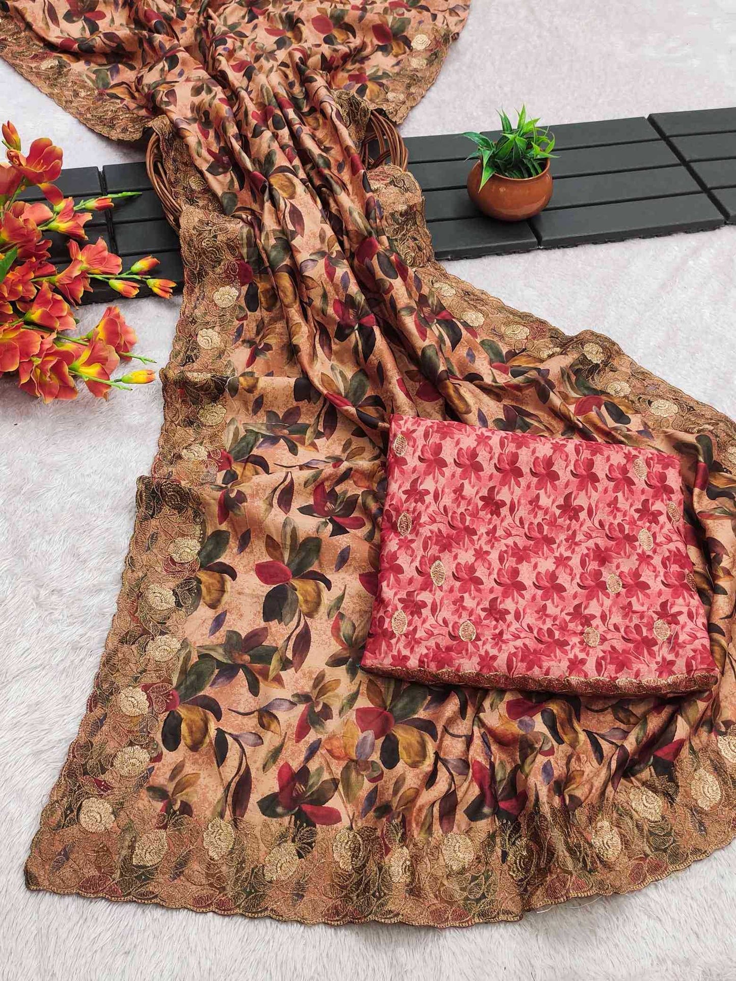Tussar Silk Saree