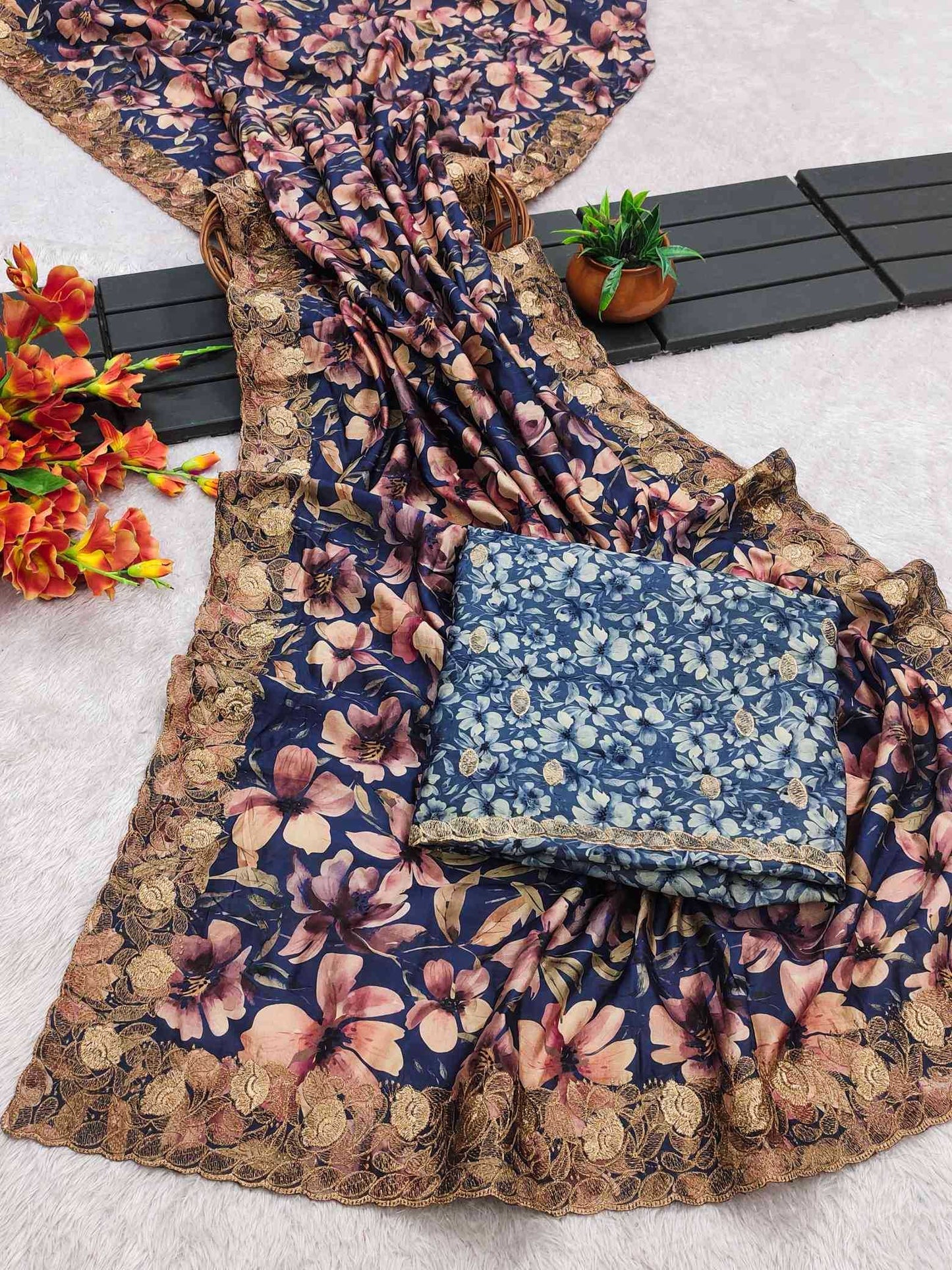 Tussar Silk Saree