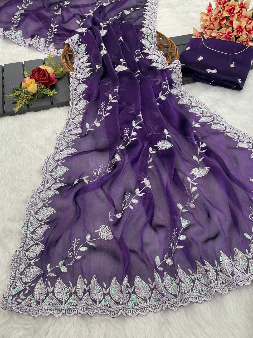 Burberry Silk Traditional Saree