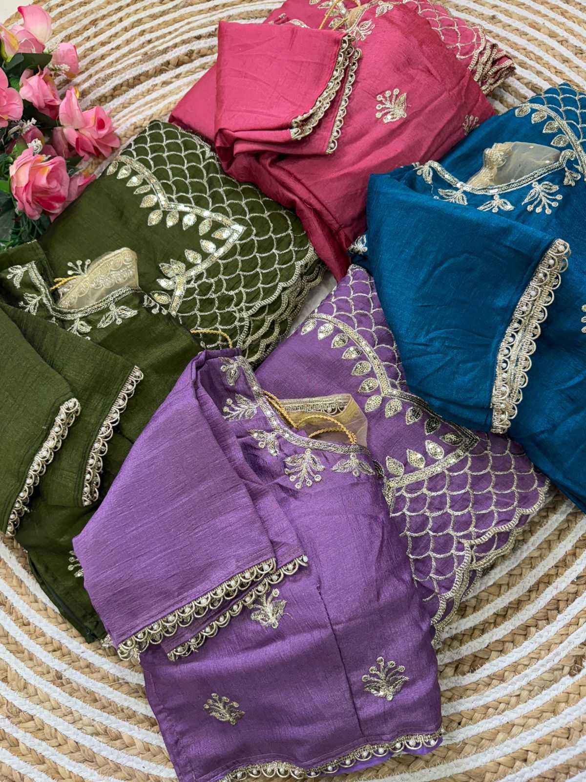 Vichitra Silk Designer Saree
