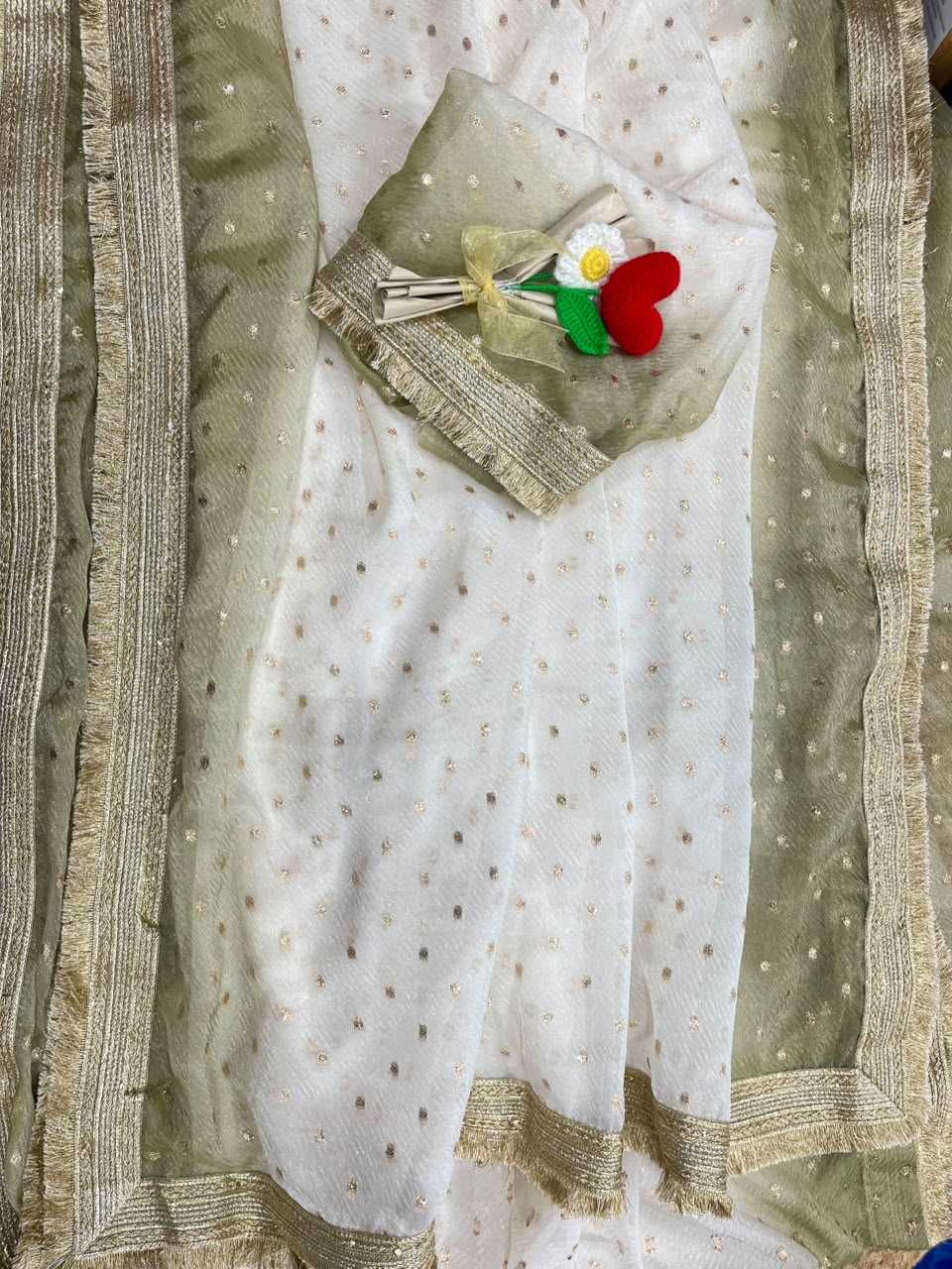 Satin Butta Saree