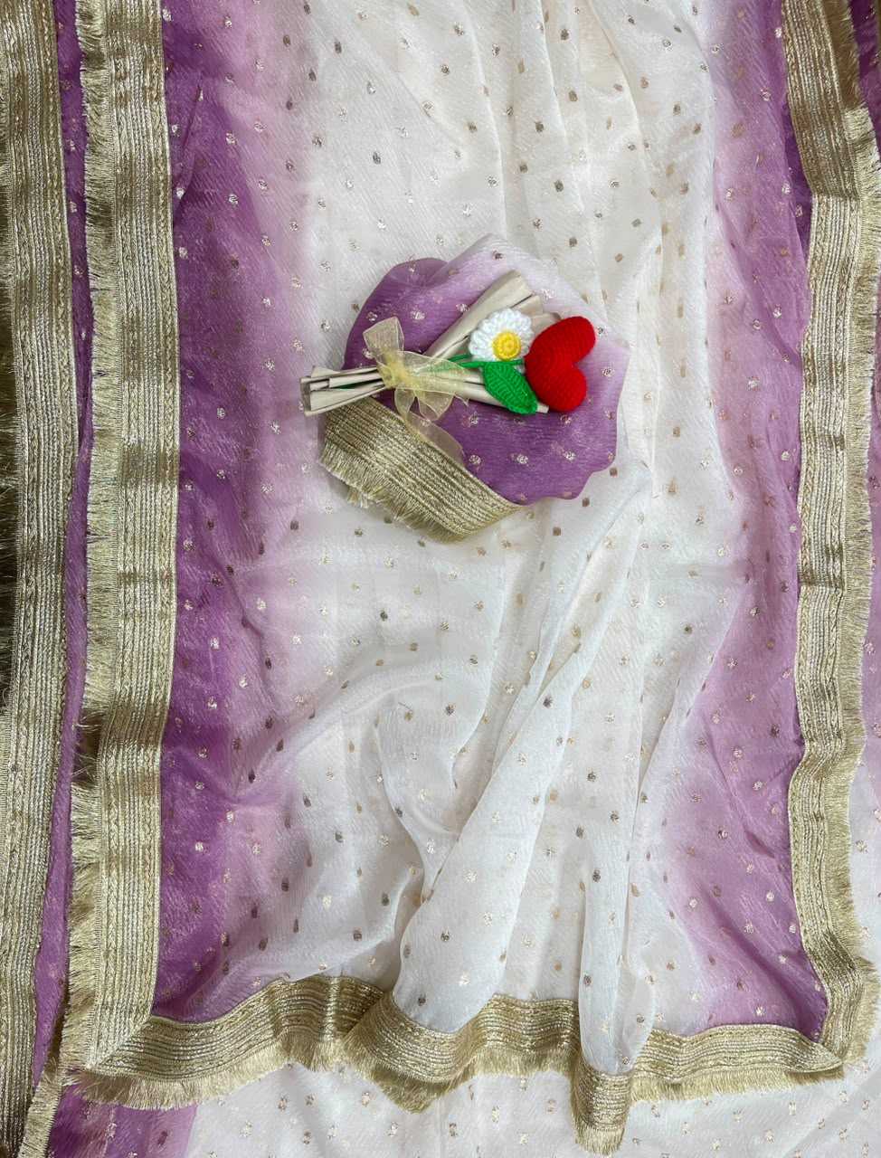 Satin Butta Saree