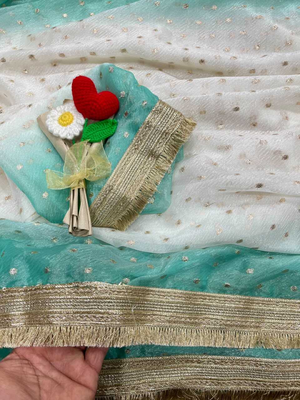 Satin Butta Saree