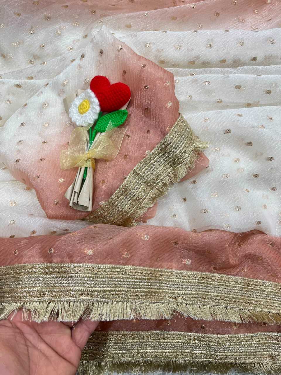 Satin Butta Saree