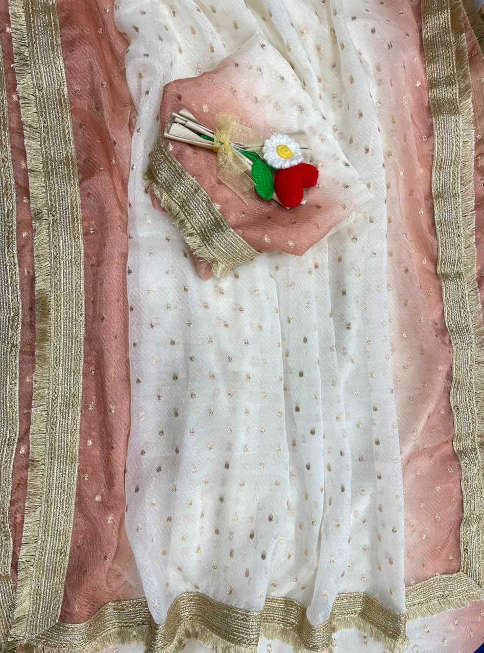 Satin Butta Saree