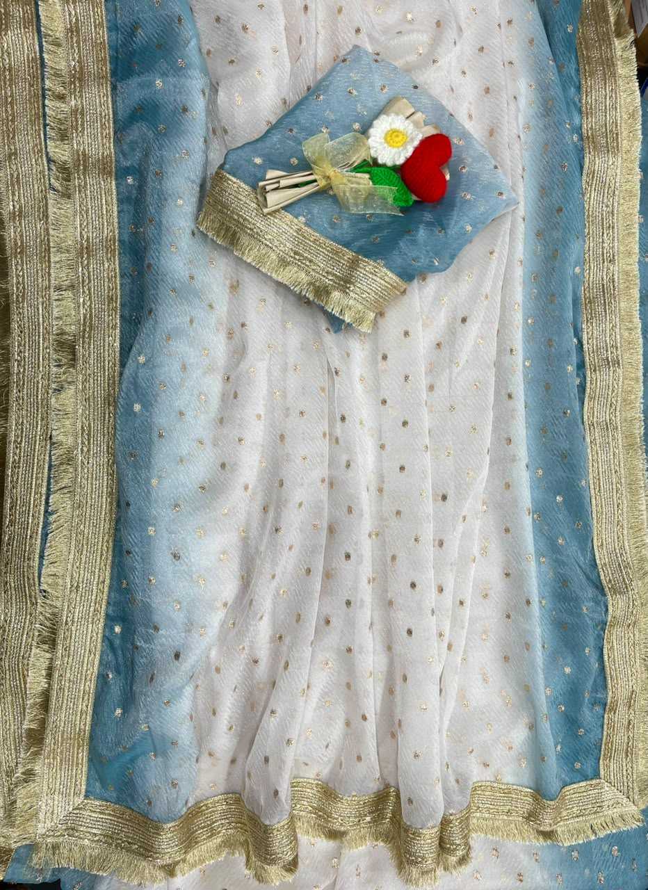 Satin Butta Saree