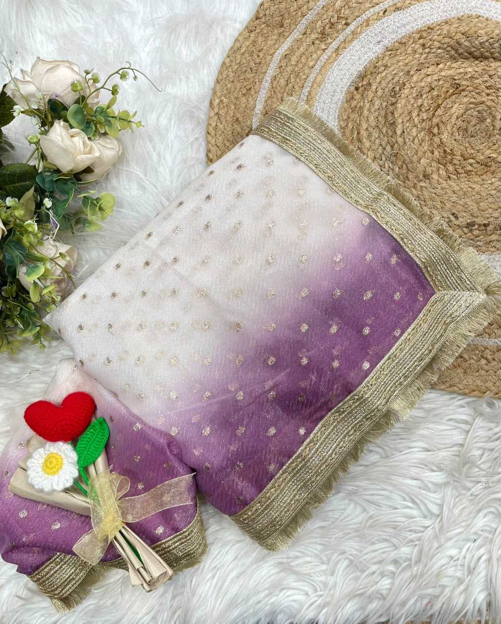 Satin Butta Saree