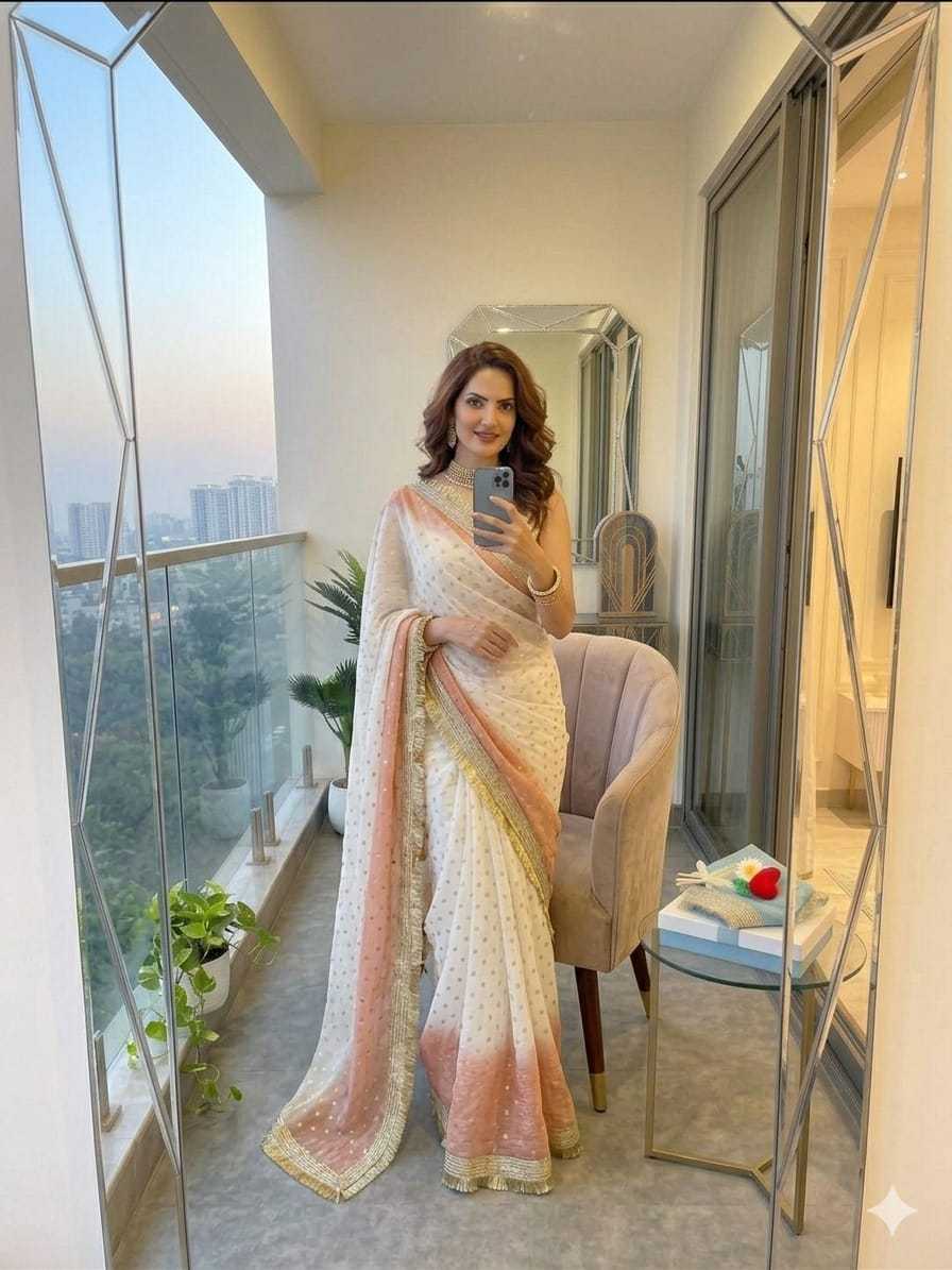 Satin Butta Saree