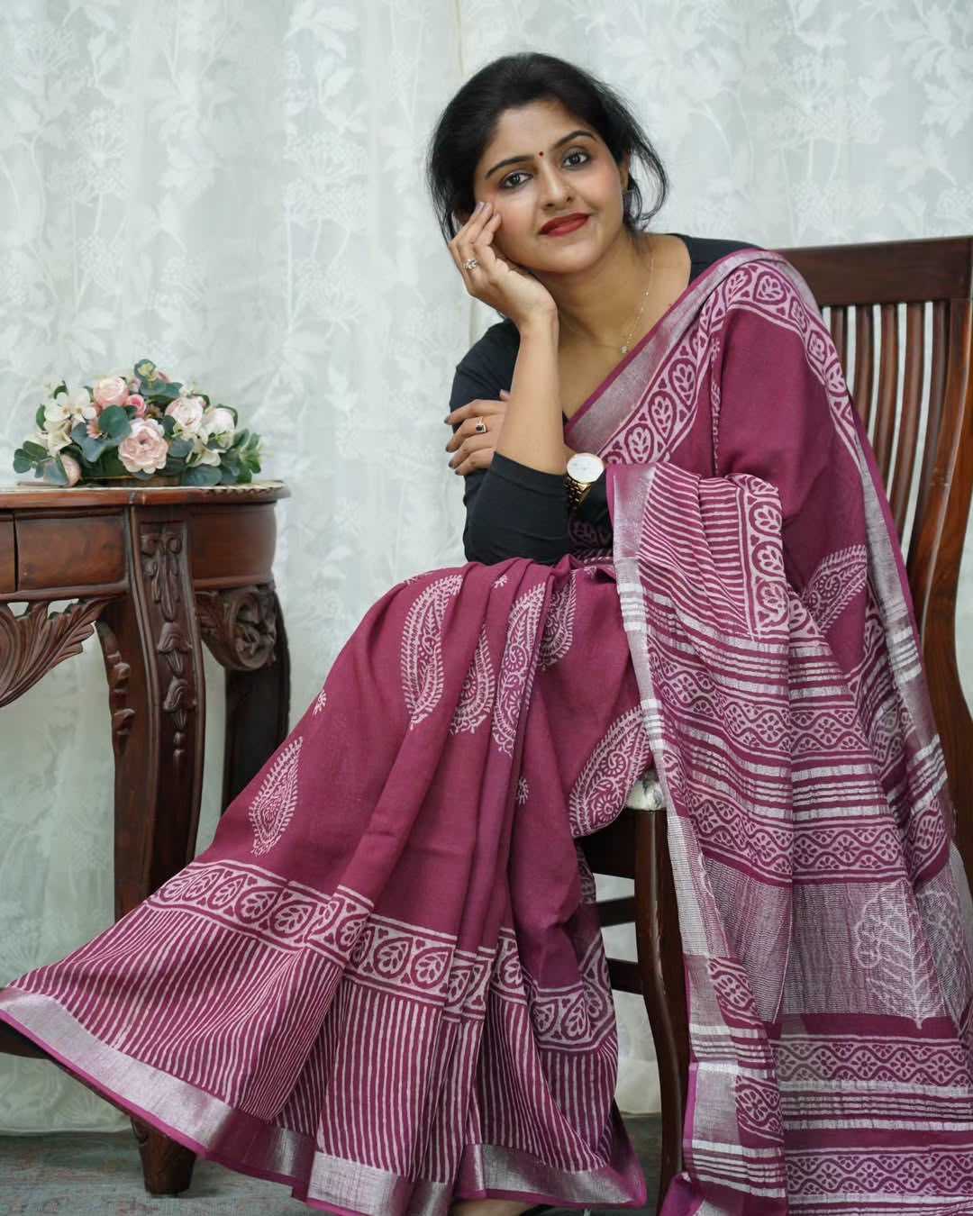 Printed Saree