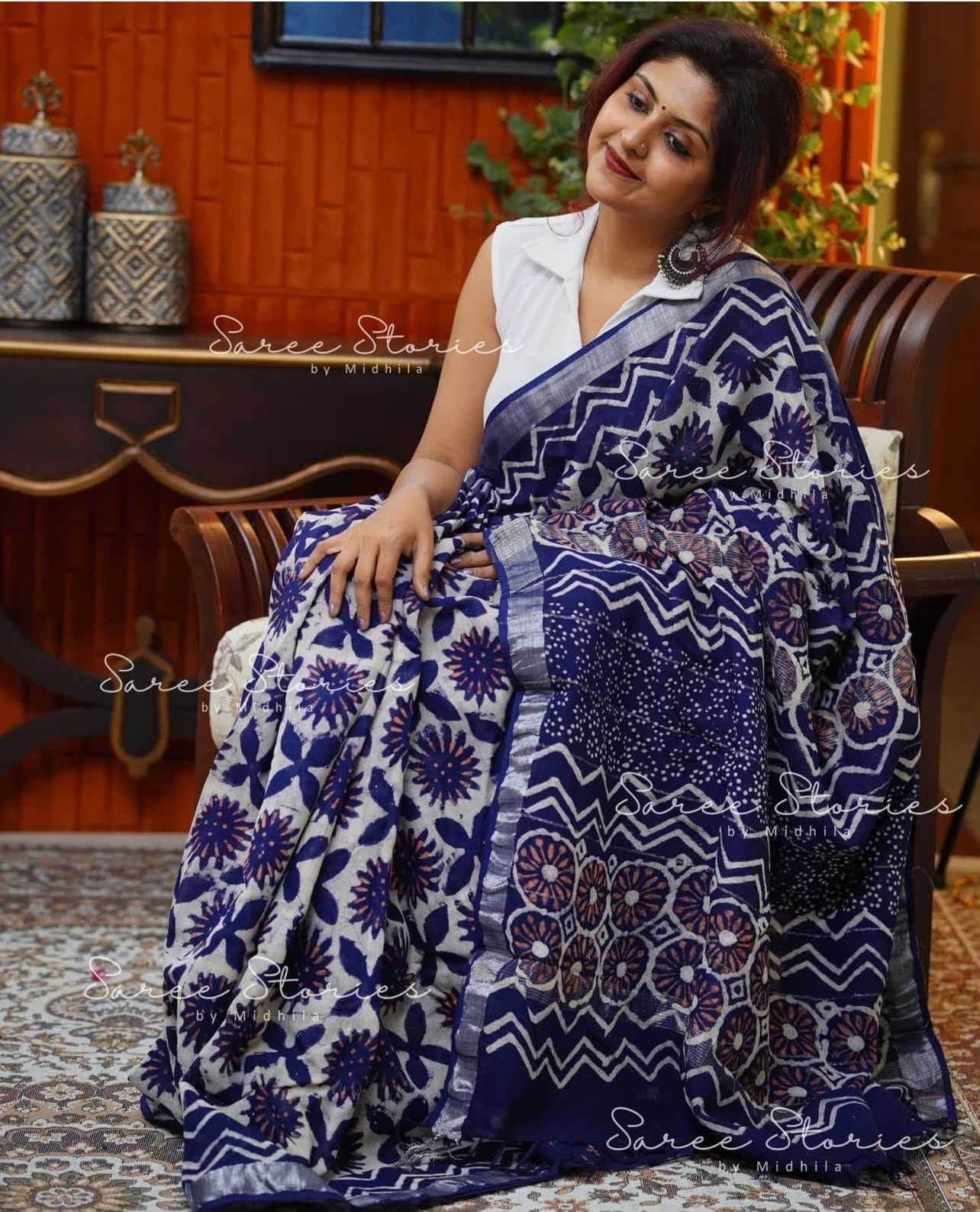 Printed Saree