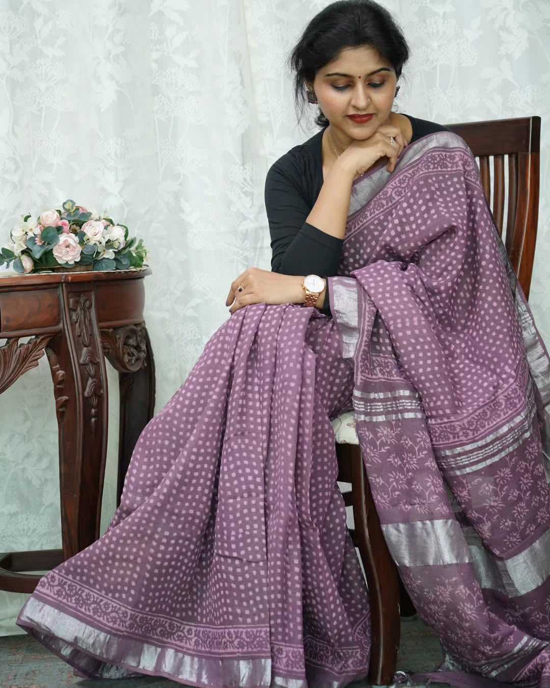 Printed Saree