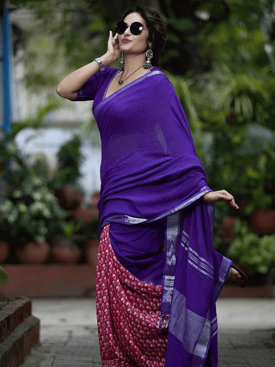 Linen Printed Saree