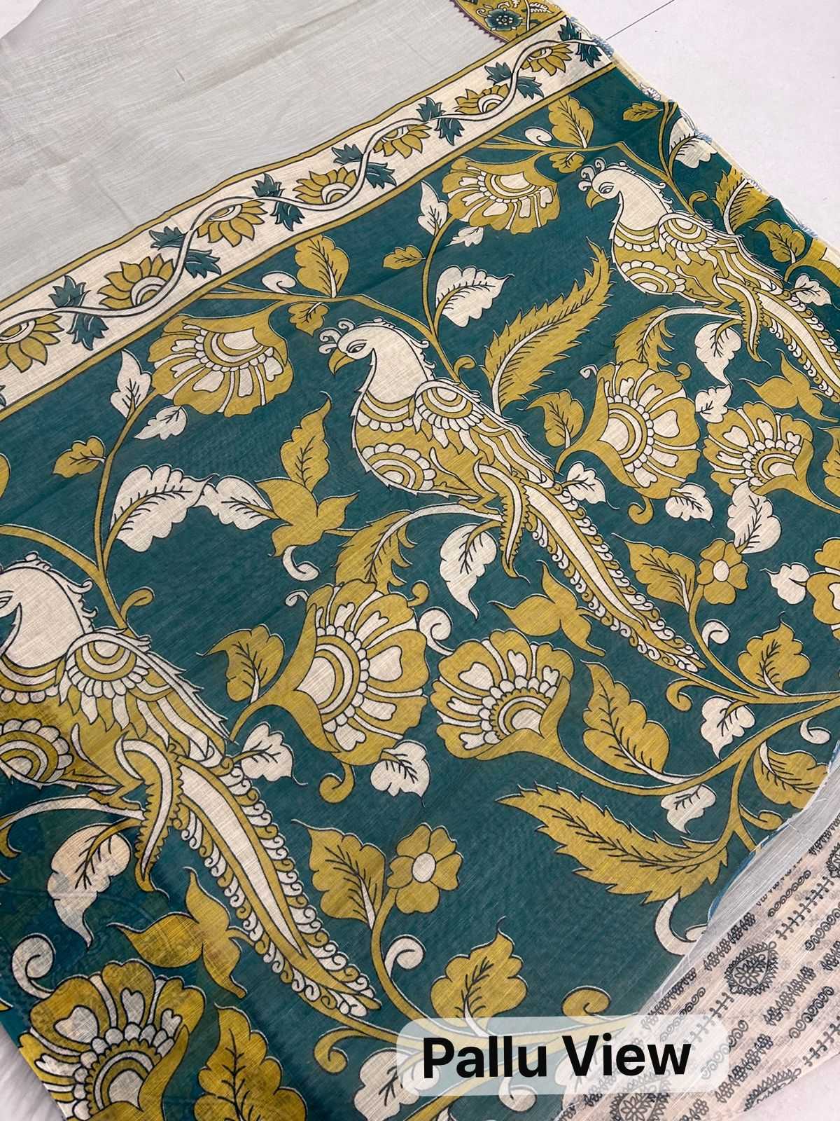 Linen Printed Saree