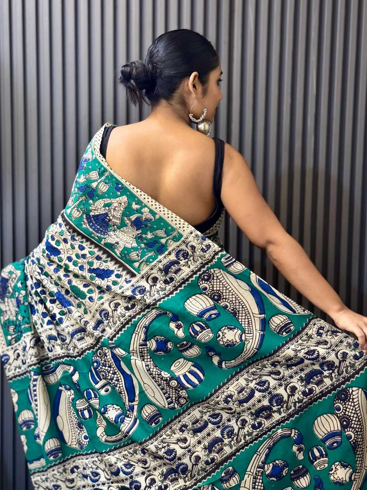 Linen Printed Saree