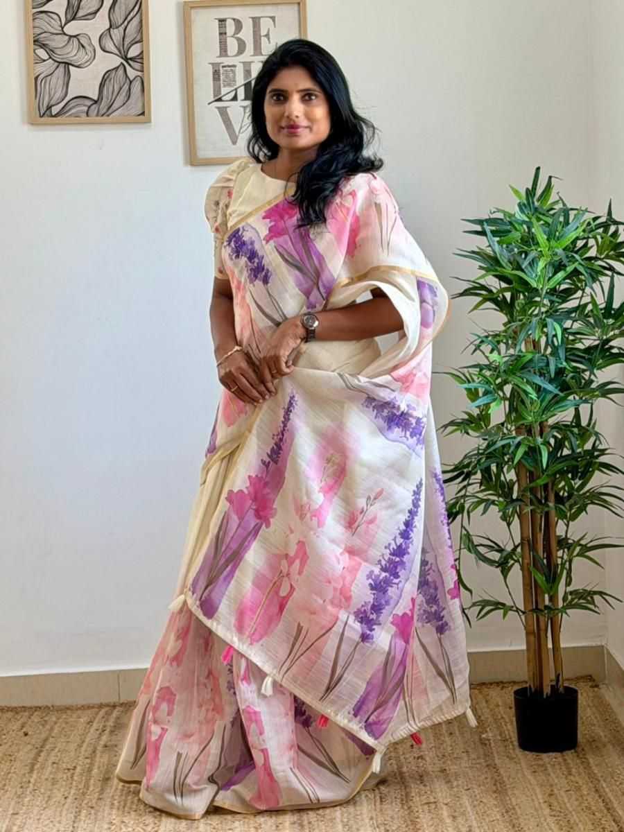 Printed Saree
