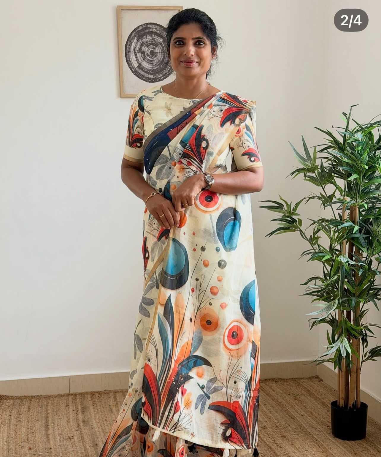 Printed Saree