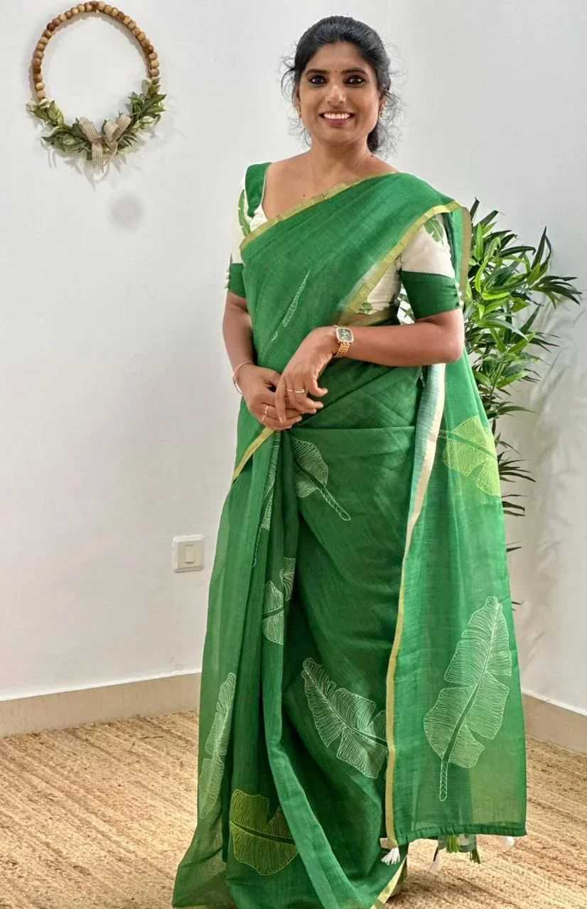 Printed Saree