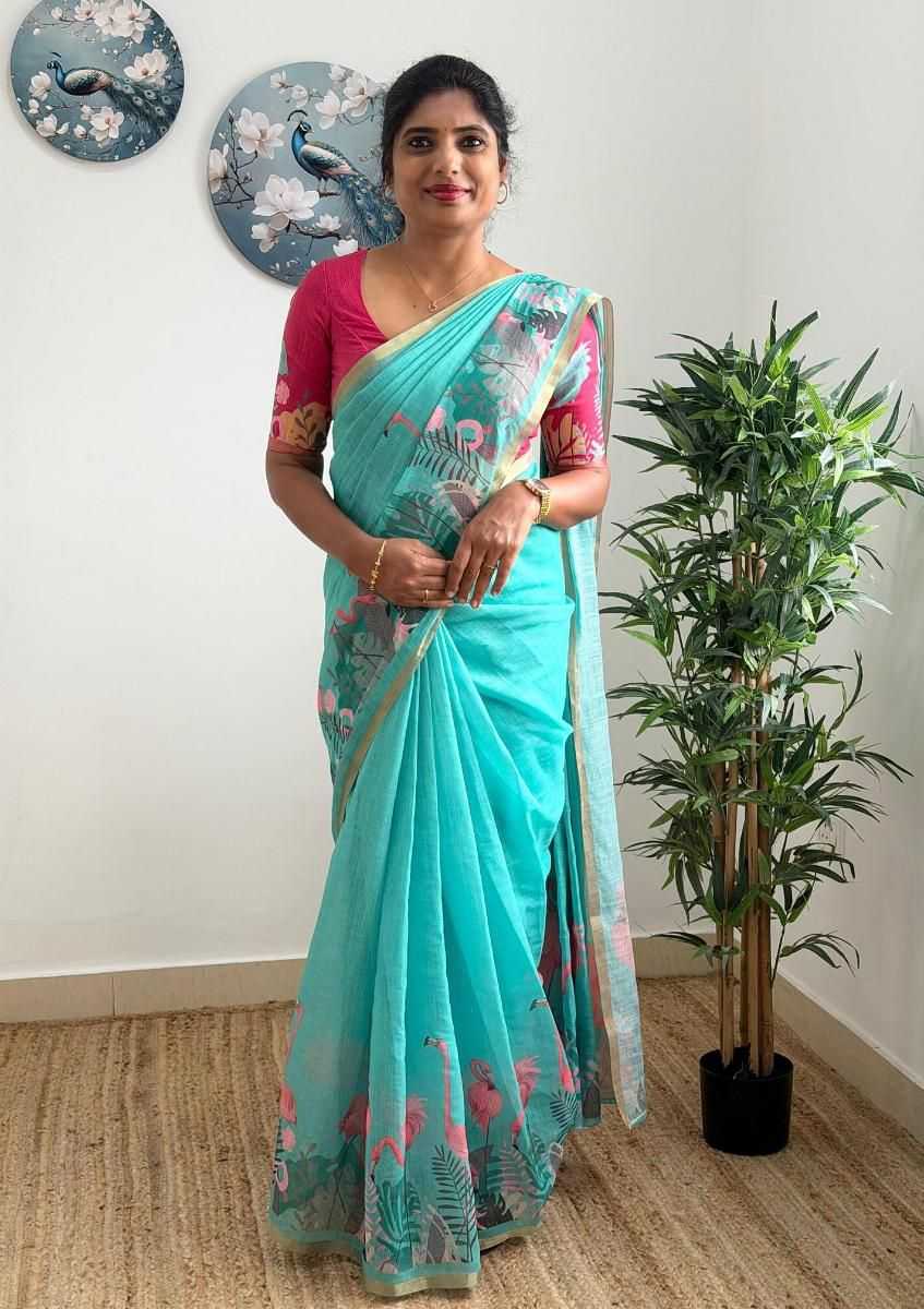 Printed Saree
