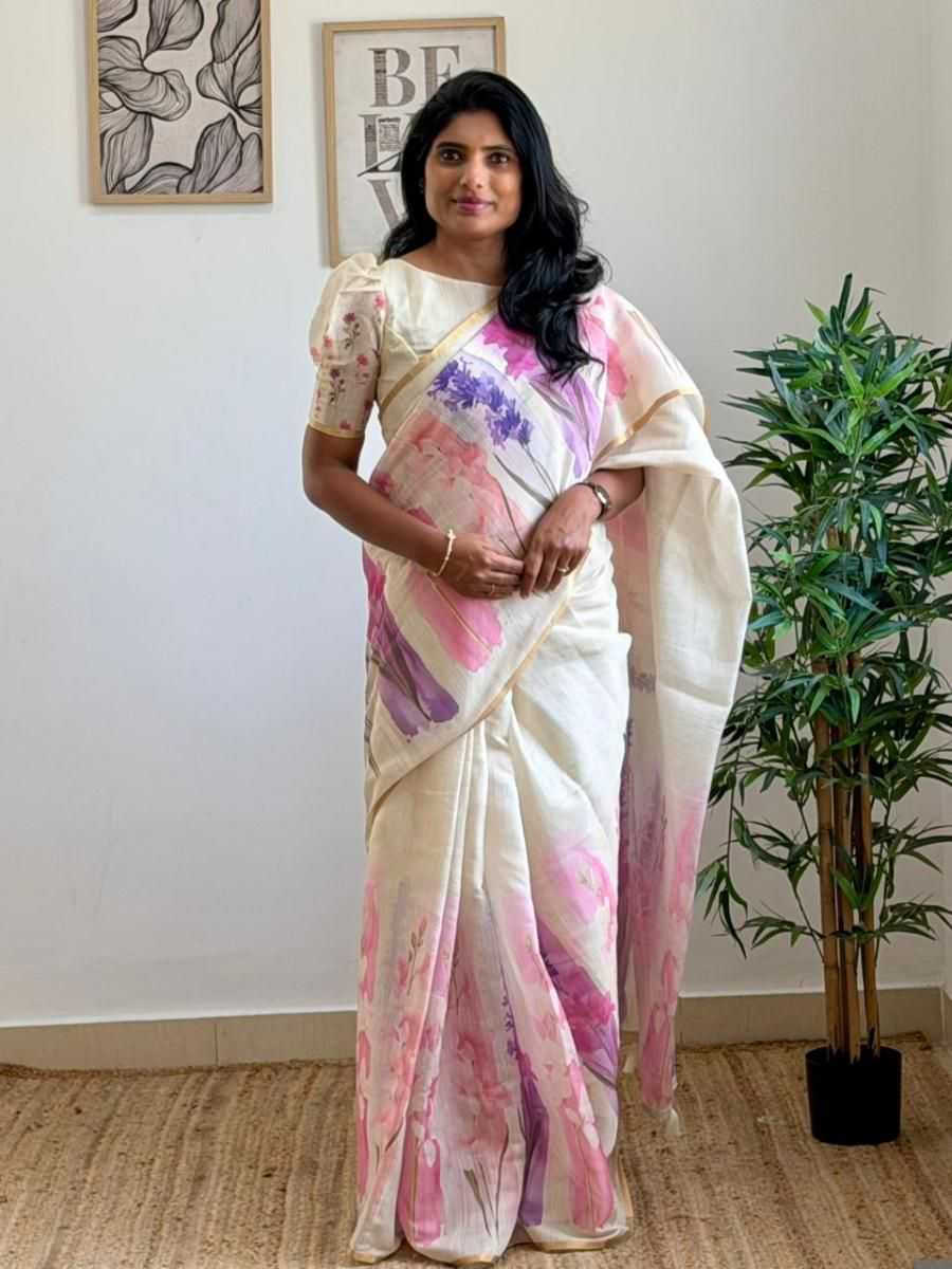 Printed Saree