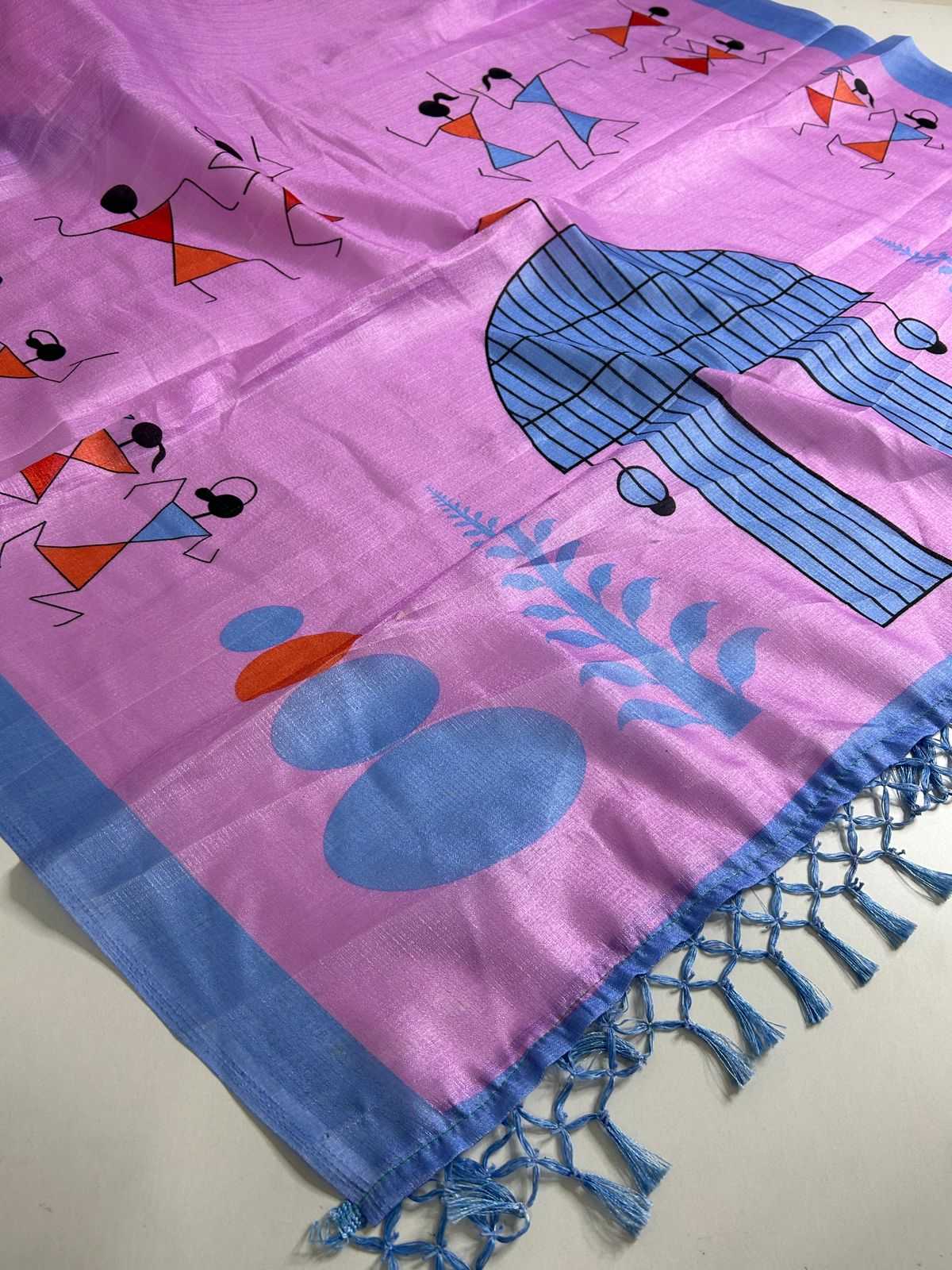 Khadi Cotton Printed Saree