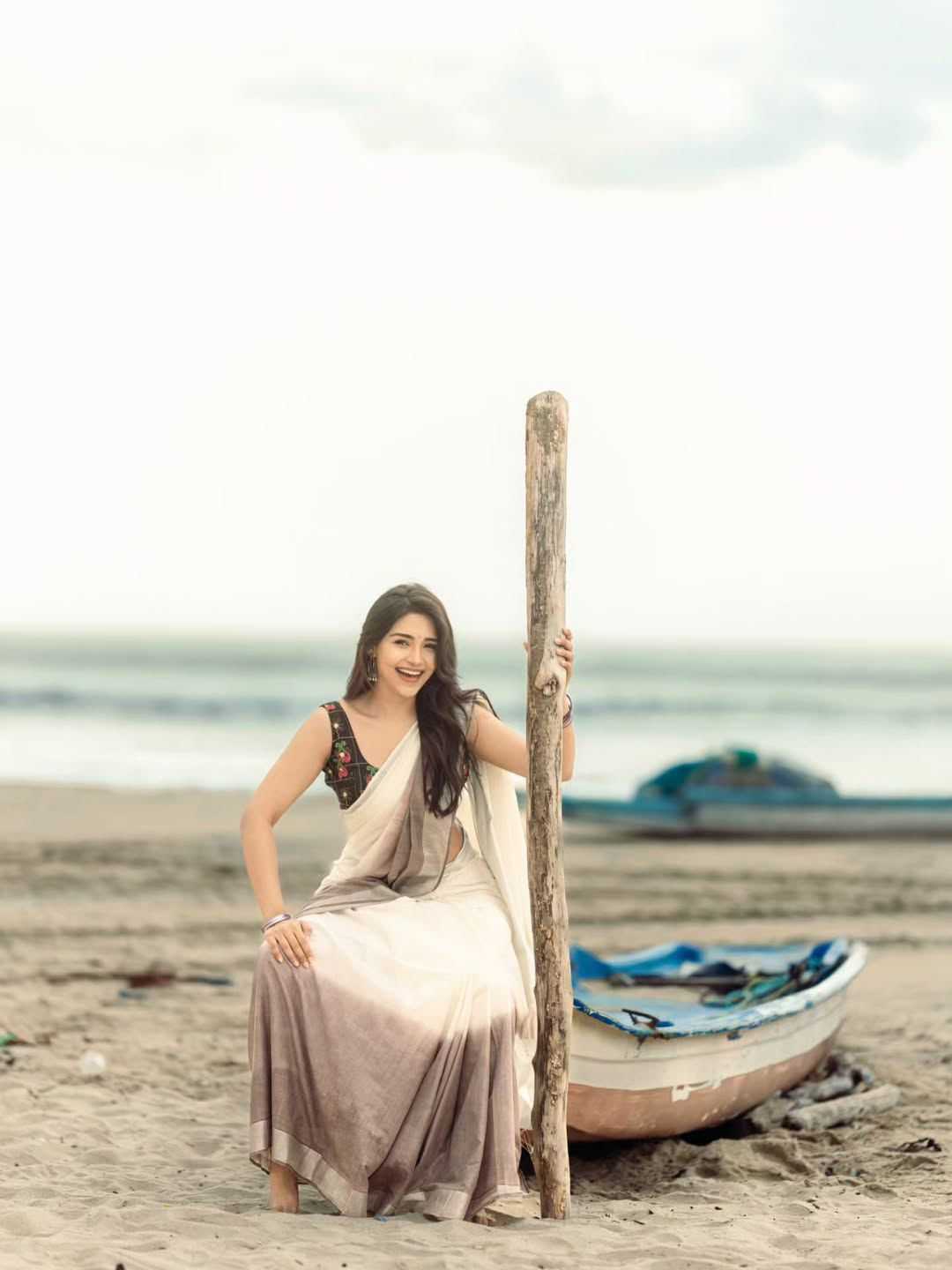 Linen Fancy Saree