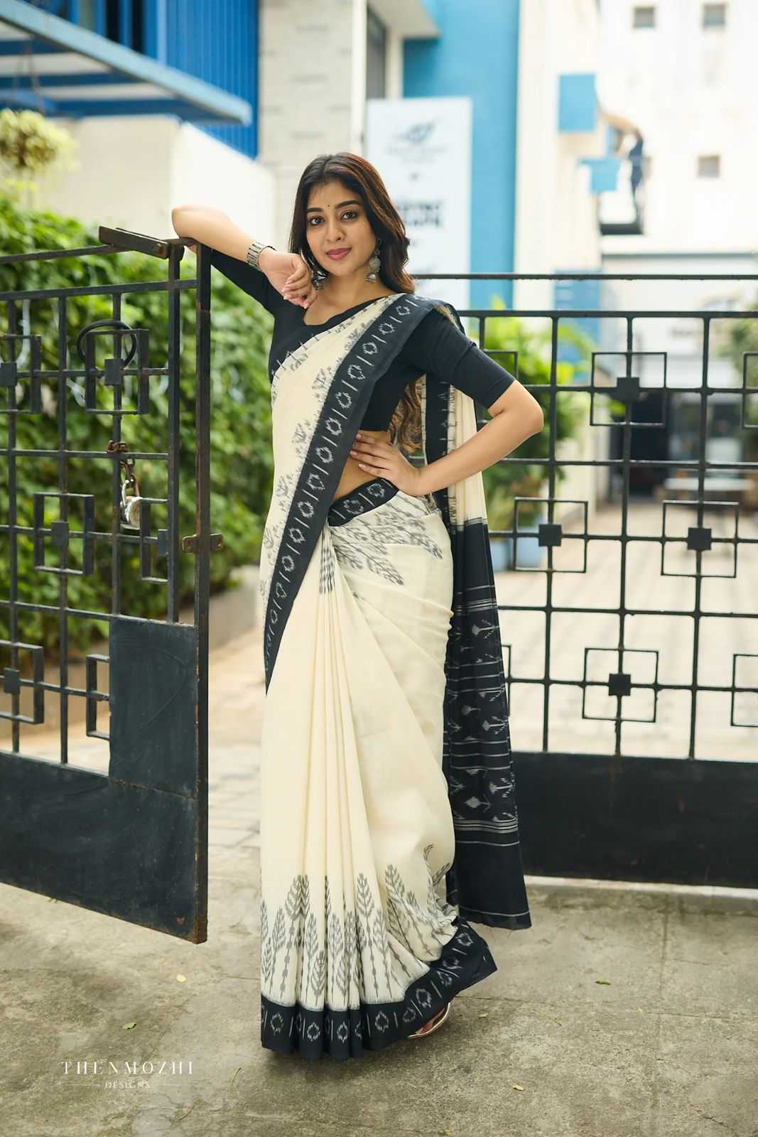 Linen Fancy Saree