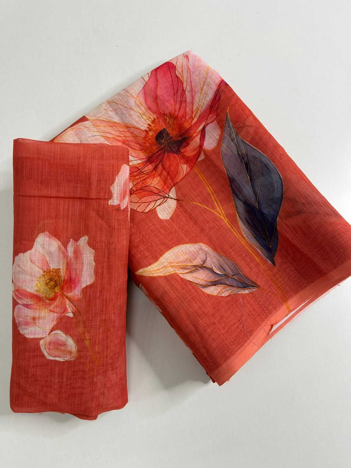 Linen Fancy Saree