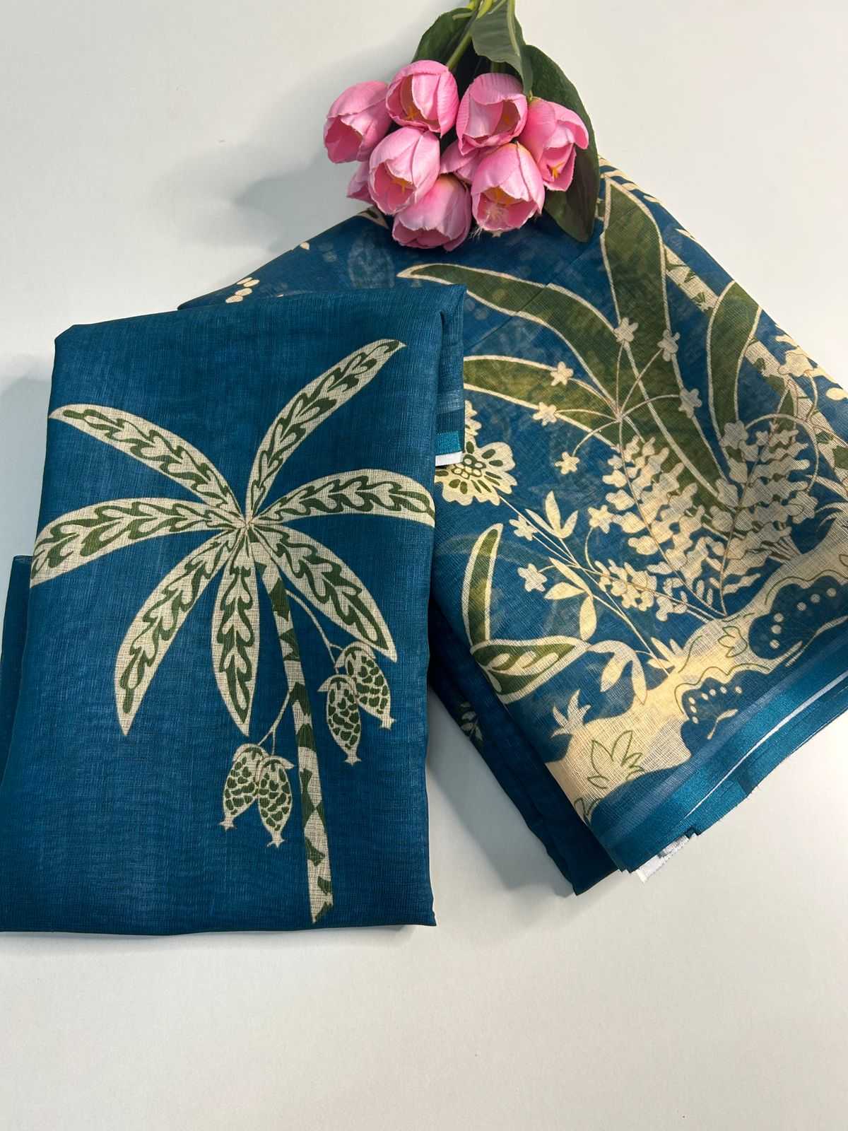 Linen Fancy Saree