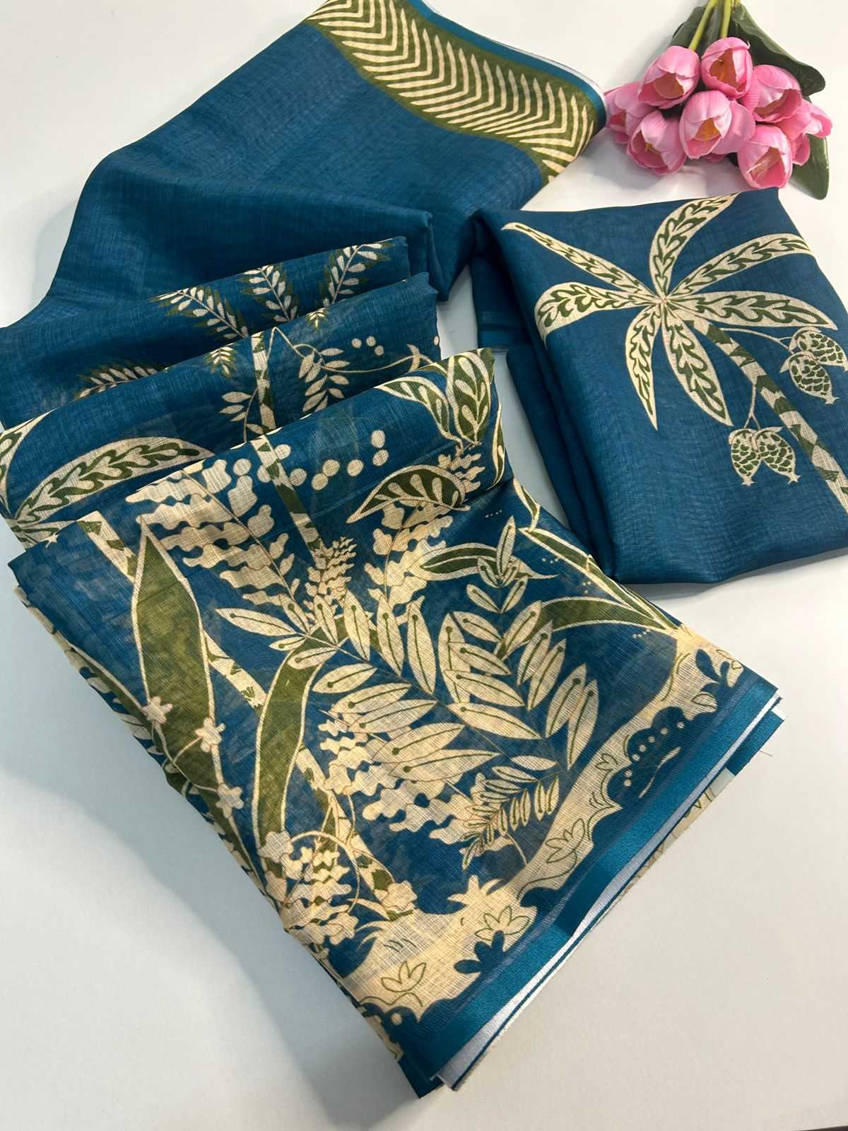Linen Fancy Saree