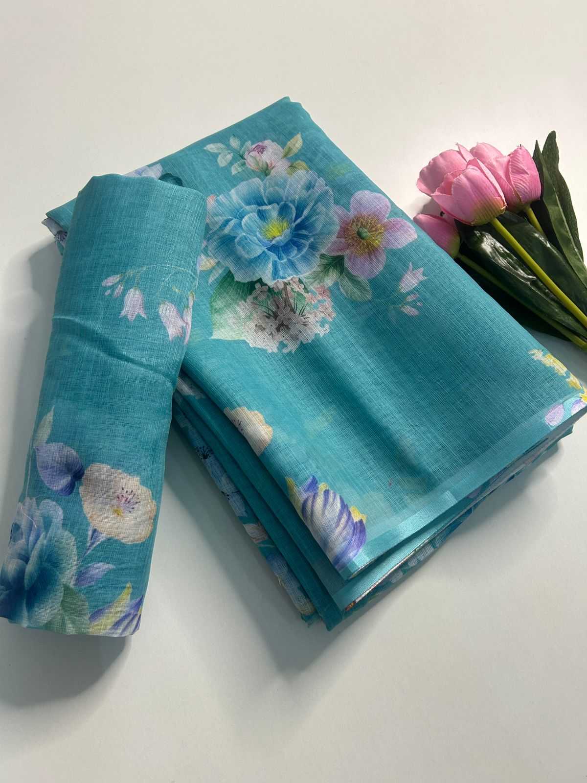 Linen Fancy Saree