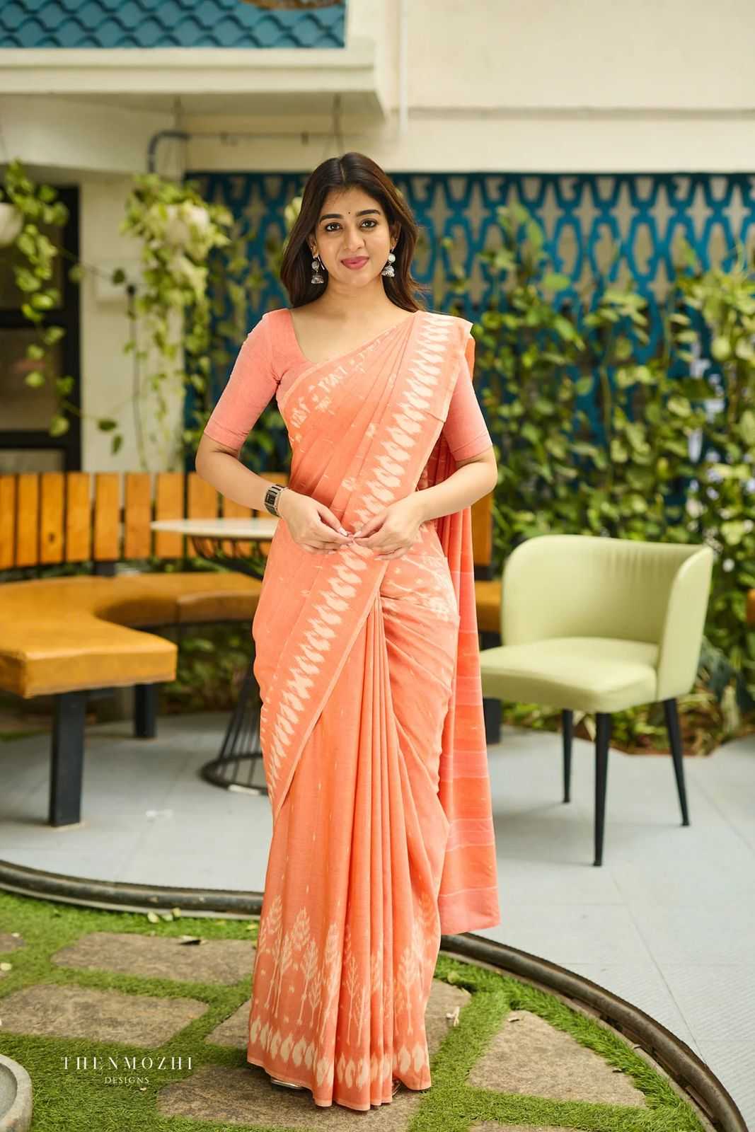 Linen Fancy Saree