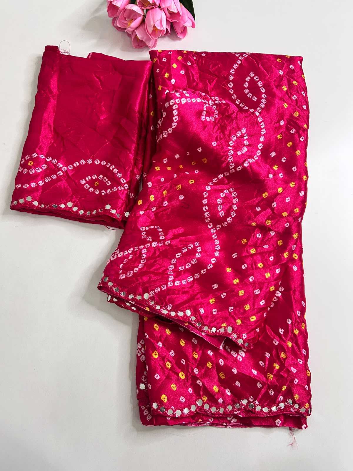 Bandhini Chiffon Printed Saree
