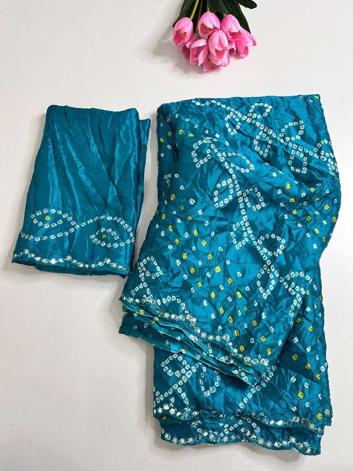 Bandhini Chiffon Printed Saree