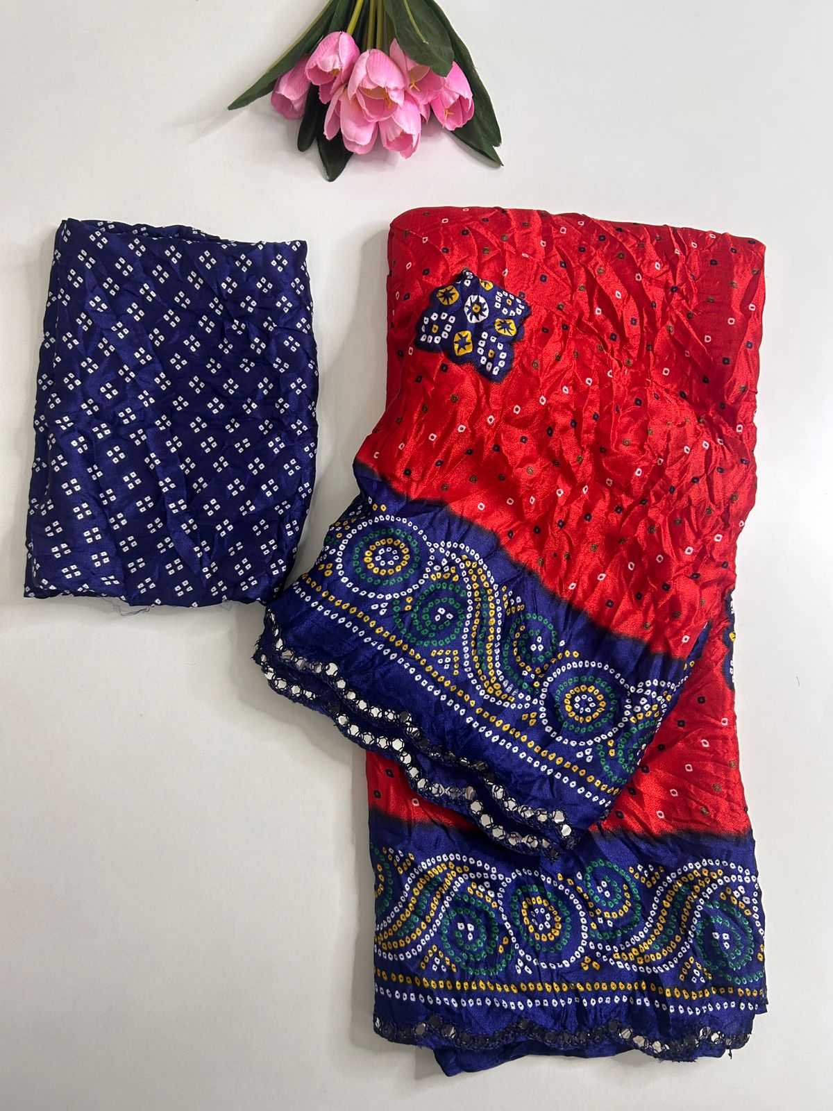 Dull Moss Fancy Saree