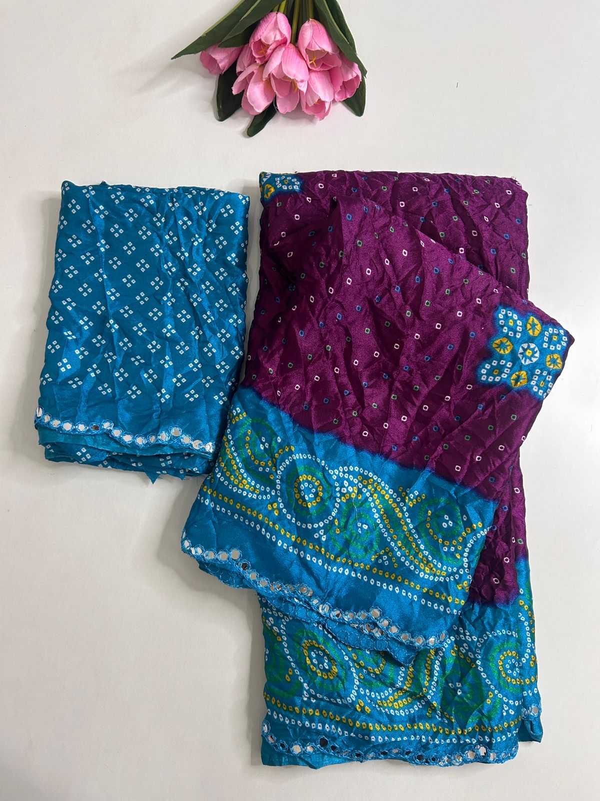 Dull Moss Fancy Saree
