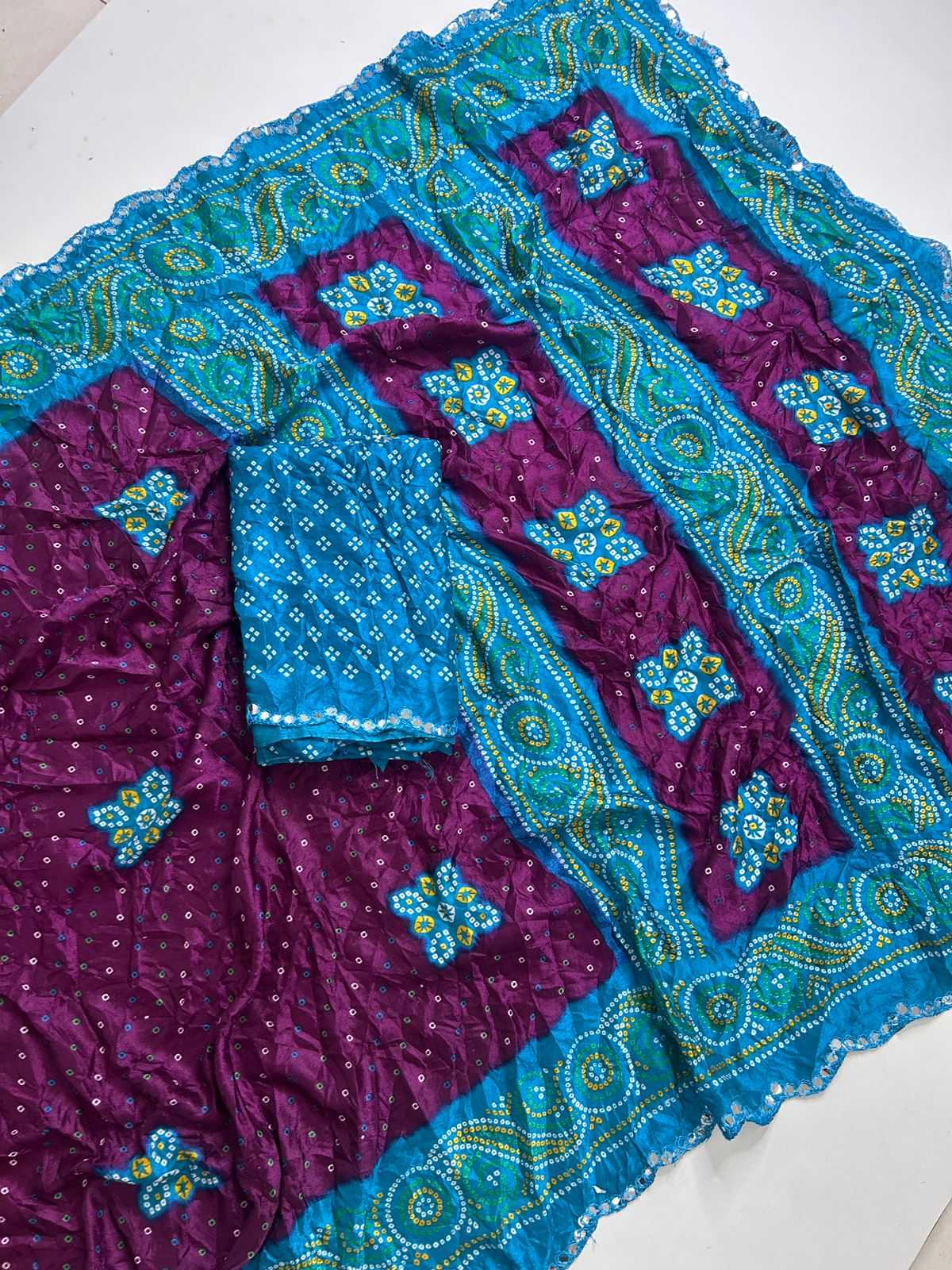 Dull Moss Fancy Saree