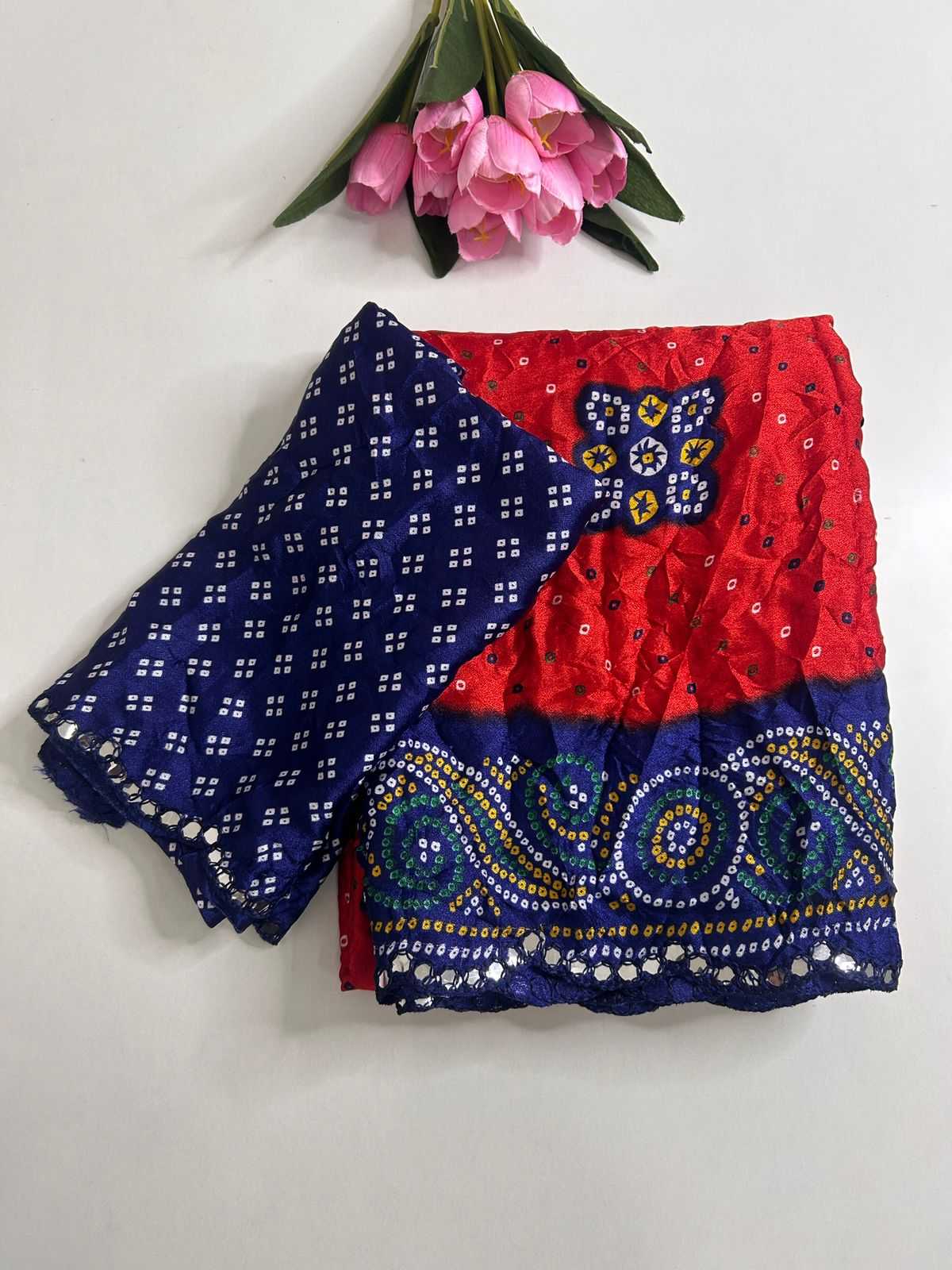 Dull Moss Fancy Saree