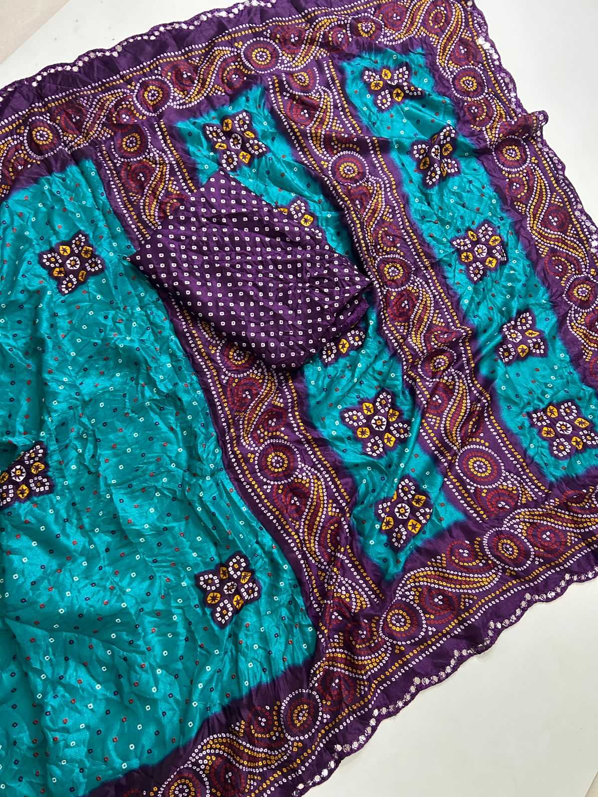 Dull Moss Fancy Saree