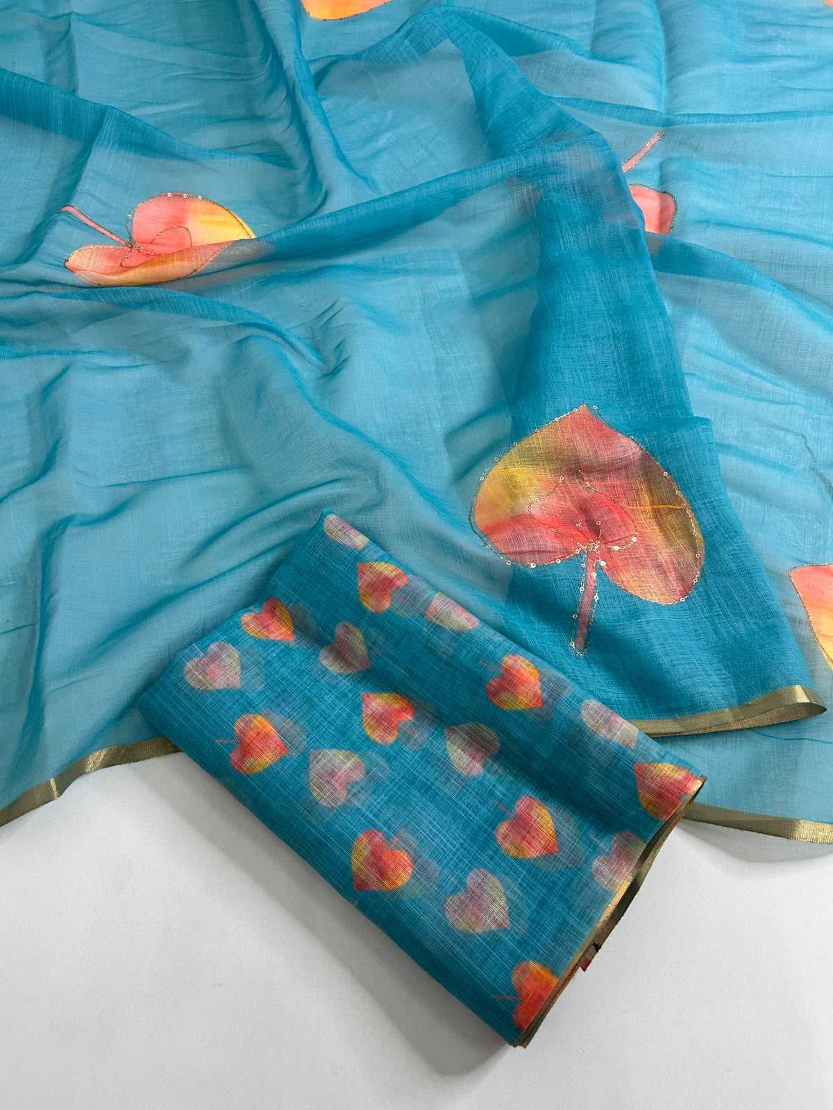 Linen Printed Saree