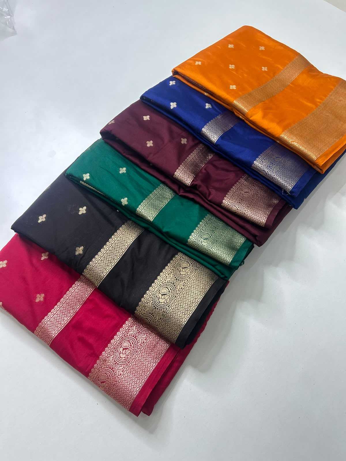 Liza Mysore Silk Saree in Black