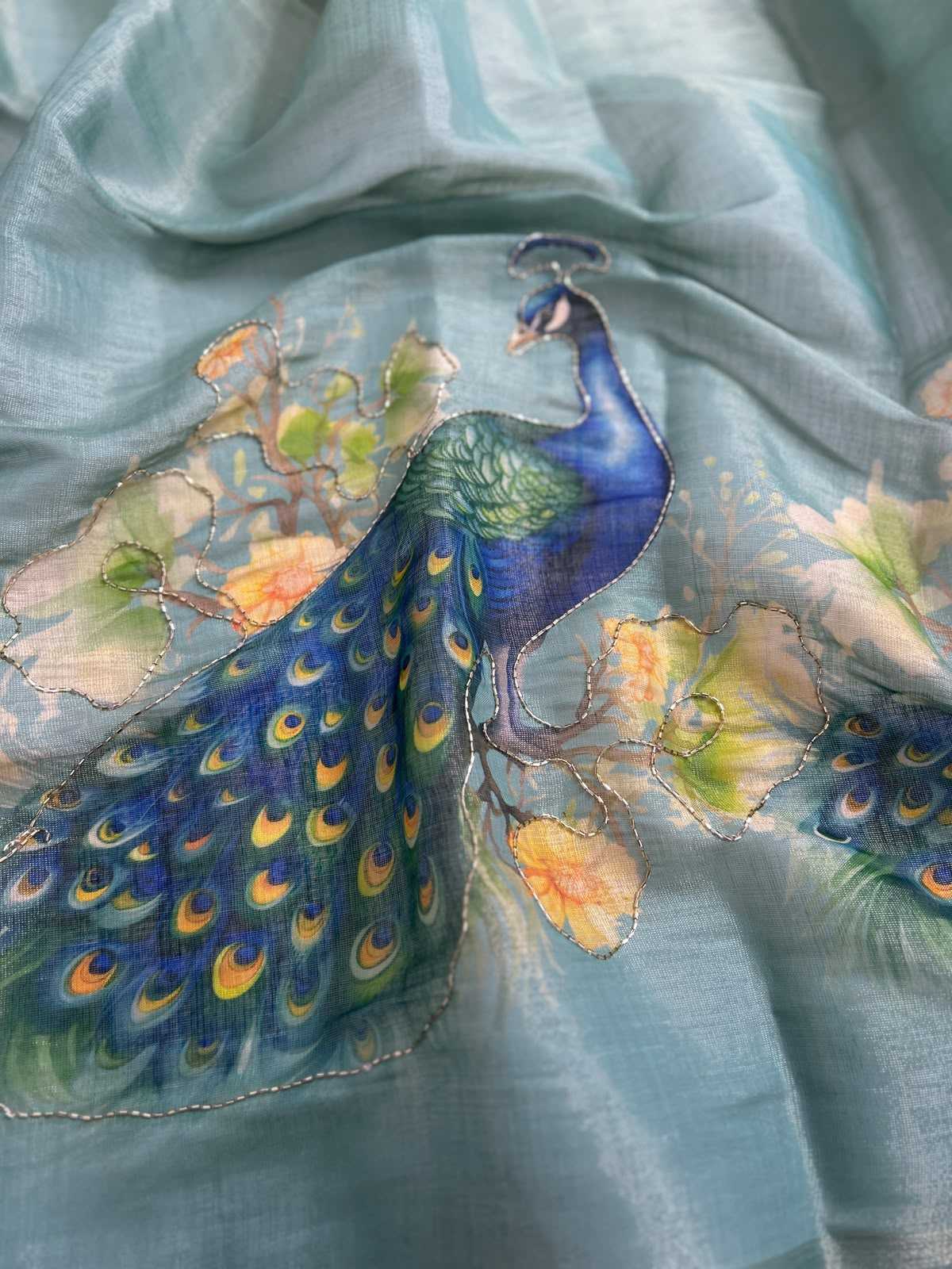 Tissue Silk Designer Saree