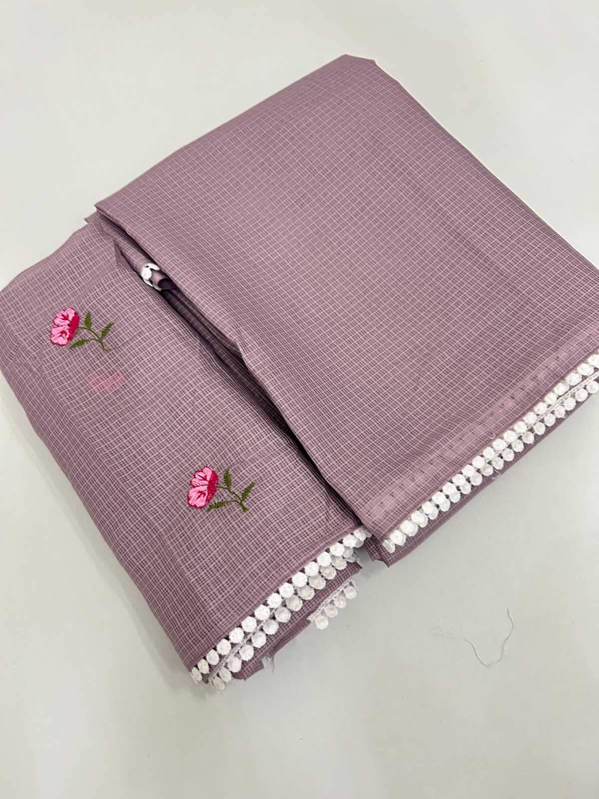 Soft Kota Embroidered Saree