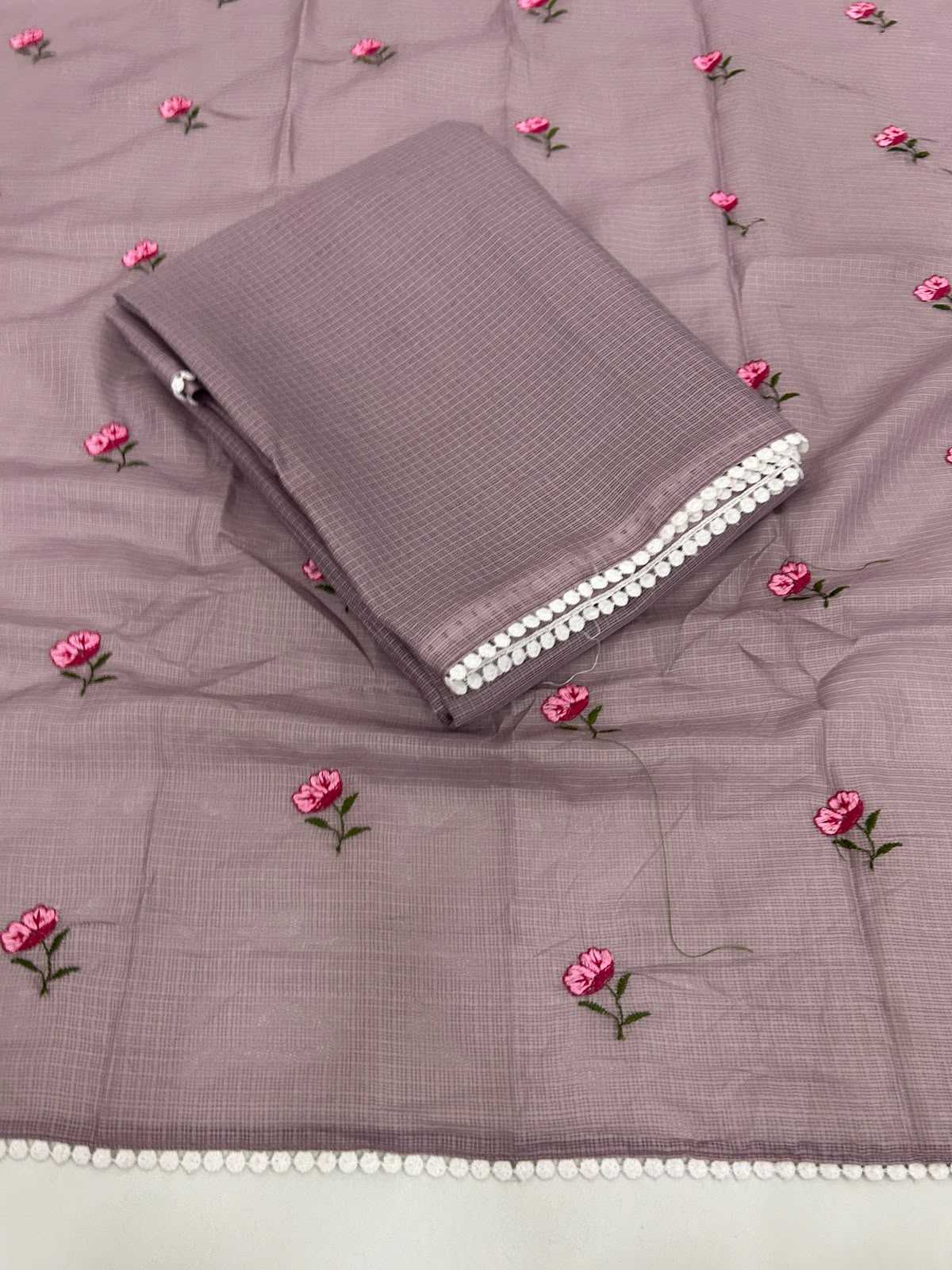 Soft Kota Embroidered Saree