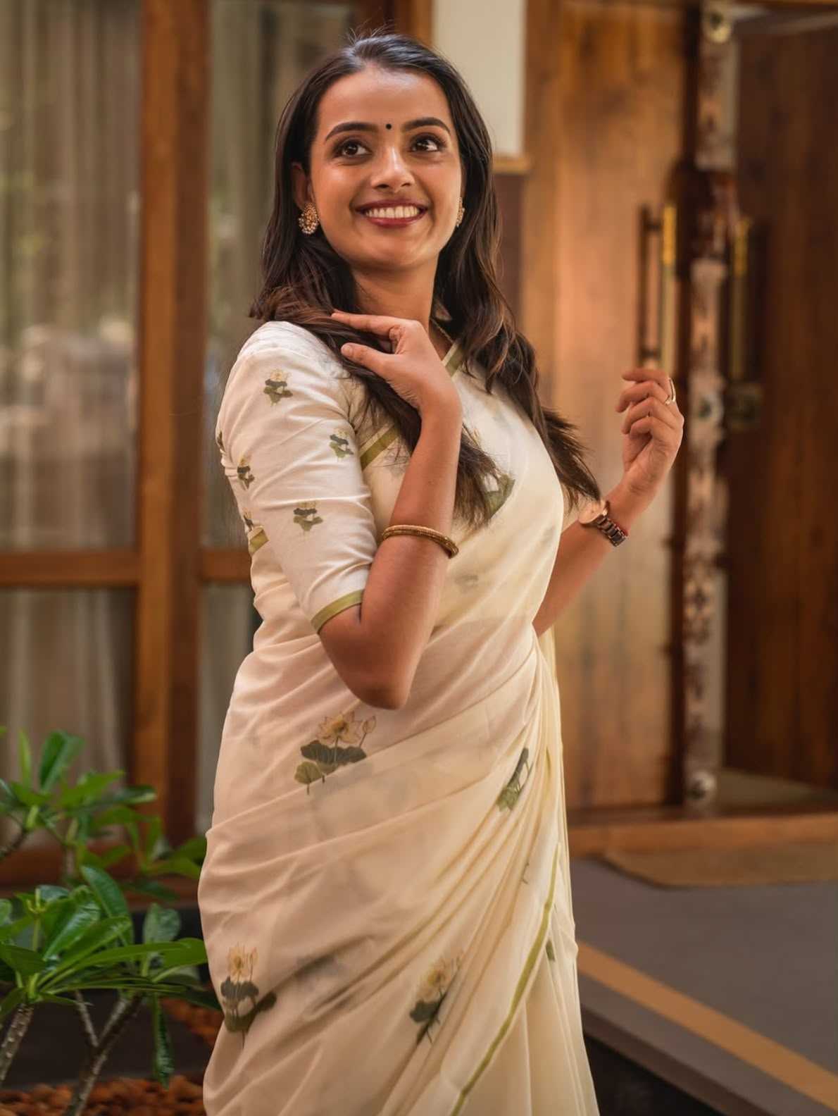 Printed Saree
