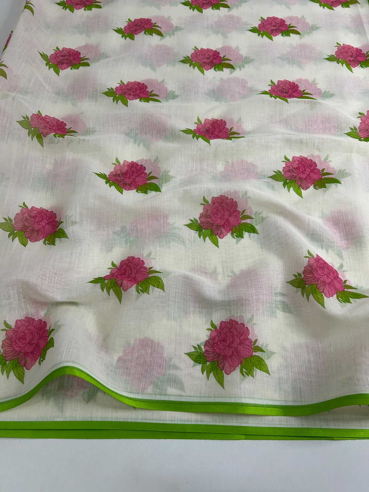 Linen Printed Saree