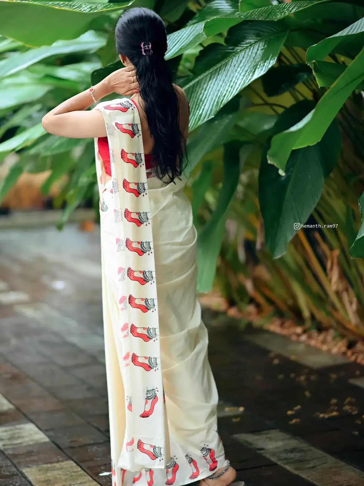 Linen Designer Saree