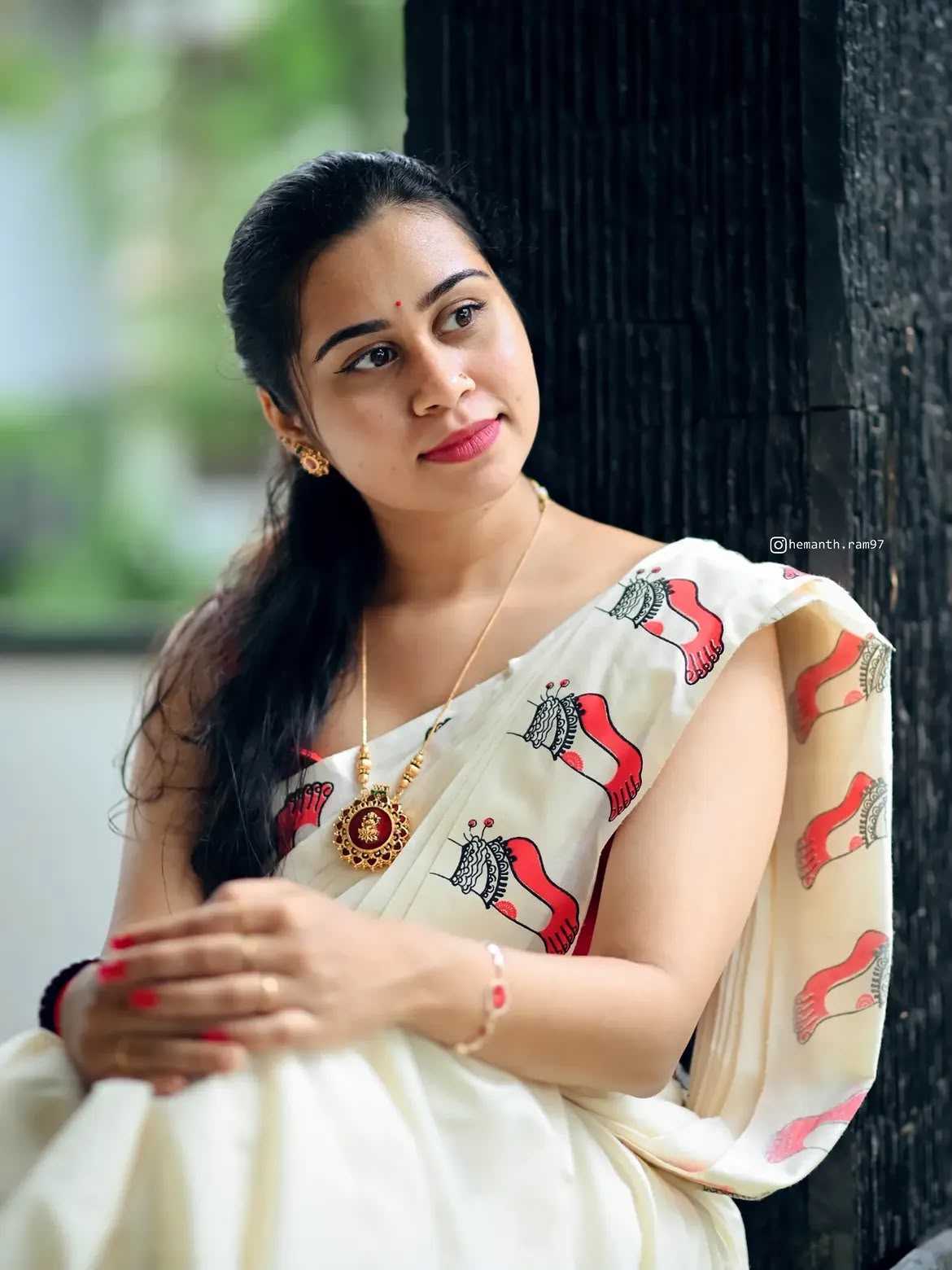 Linen Designer Saree