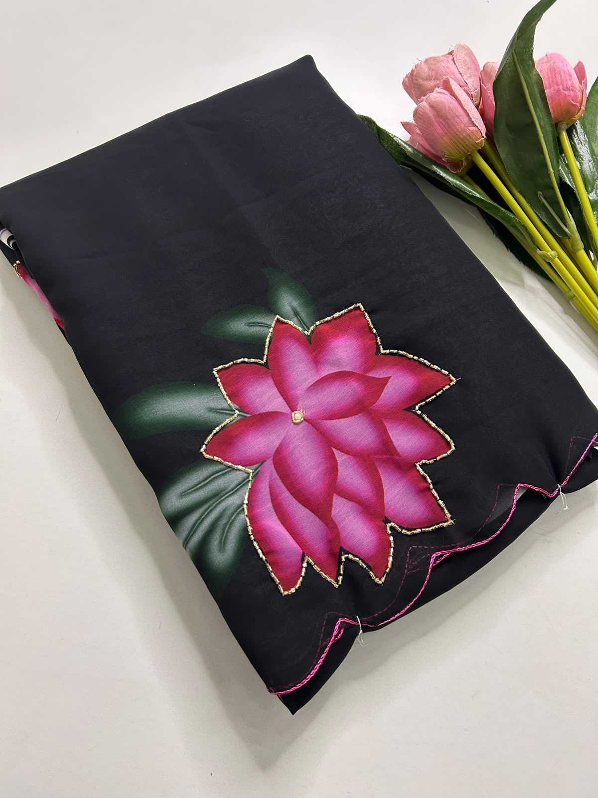 Premium Georgette Printed Saree