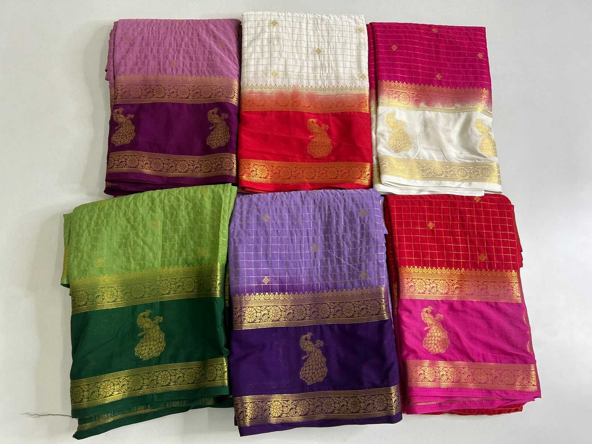 Crepe Silk Mysore Saree